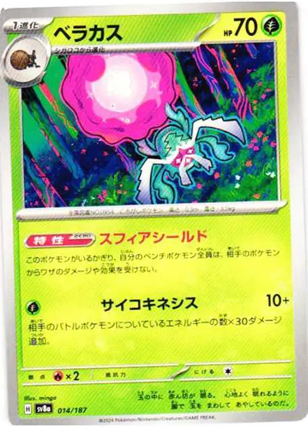 奧琳博士的氣魄 [SV8a 014] — PTCG 寶可夢卡牌圖片｜呼卡 Huca