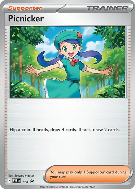 野餐女孩 [SVP 114] — PTCG 寶可夢卡牌圖片｜呼卡 Huca