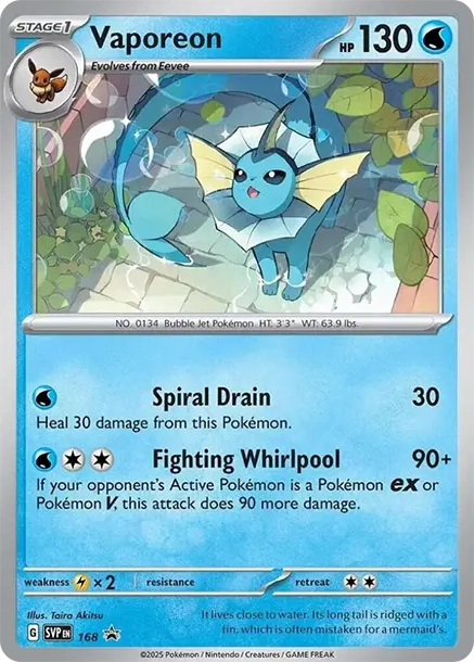 水伊布 [SVP 168] — PTCG 寶可夢卡牌圖片｜呼卡 Huca
